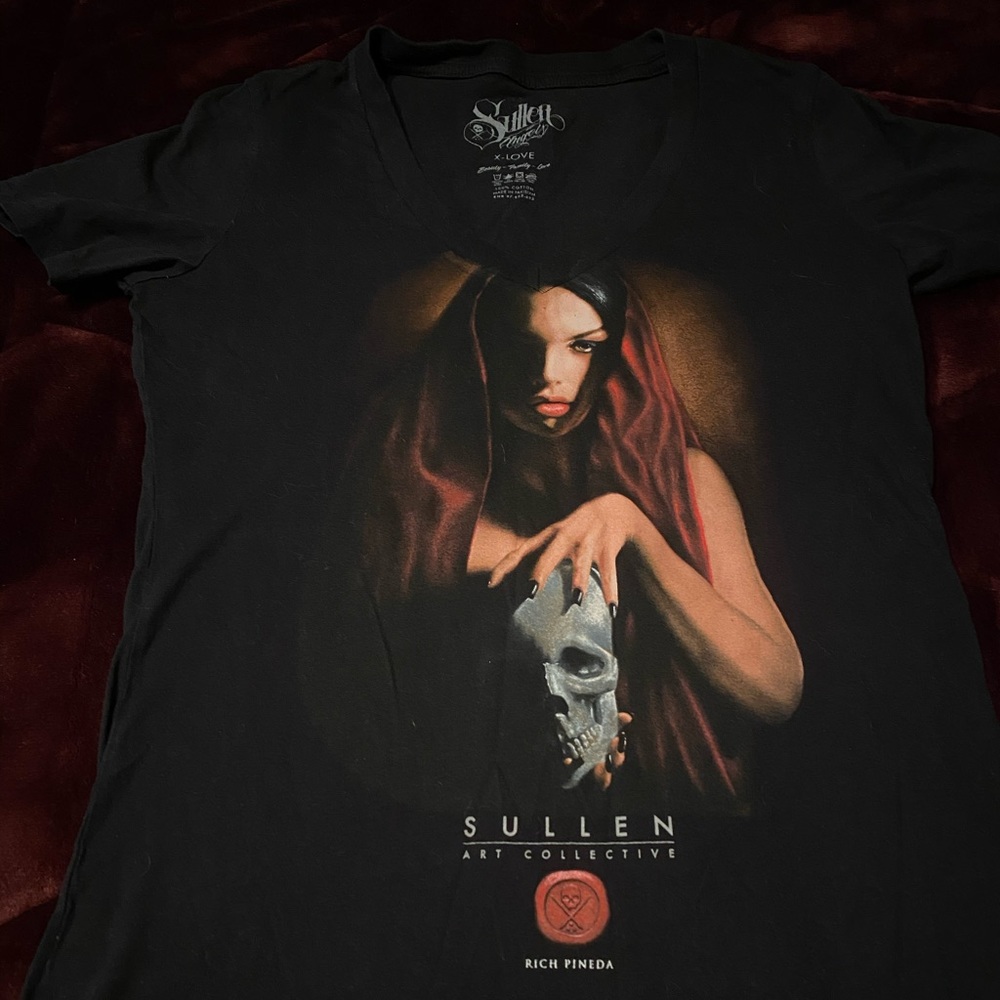 Sexy sullen angels vneck shirt